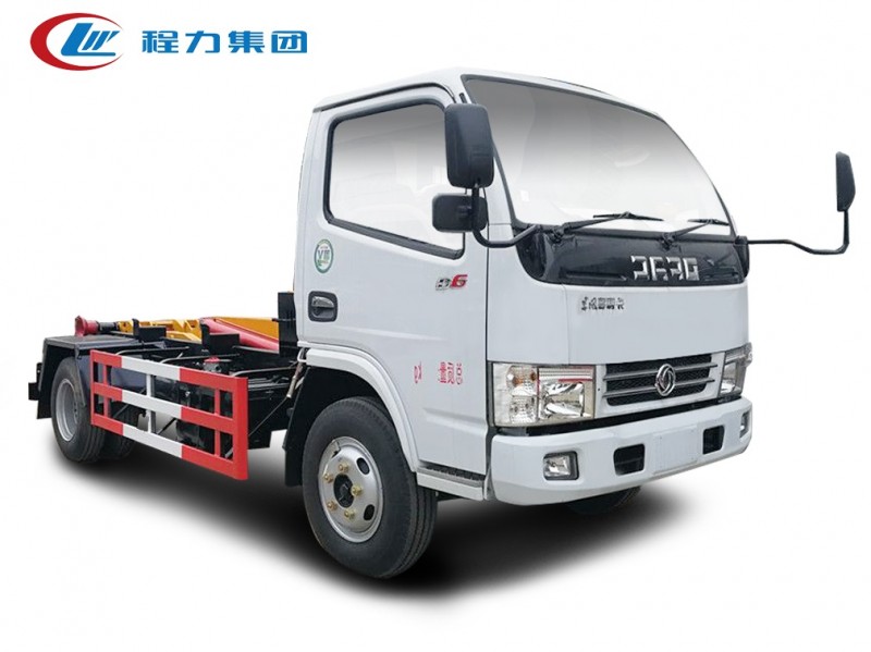 東風多利卡5方勾臂垃圾車