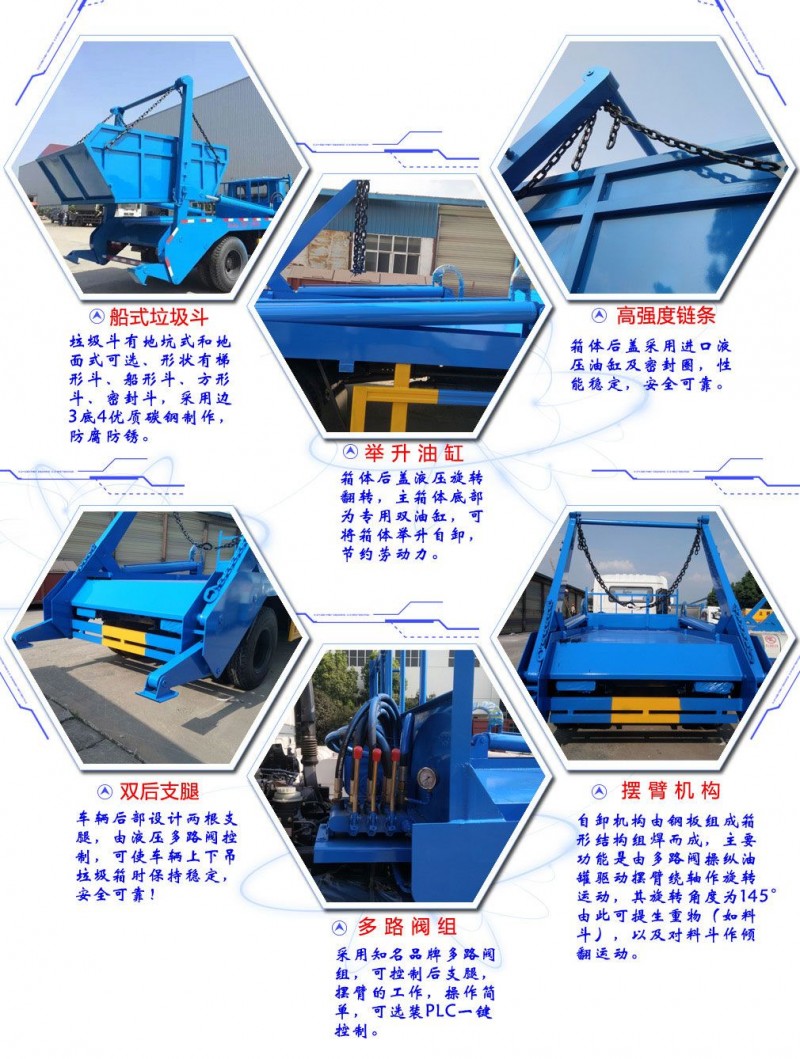 東風145(8-110方)擺臂垃圾車