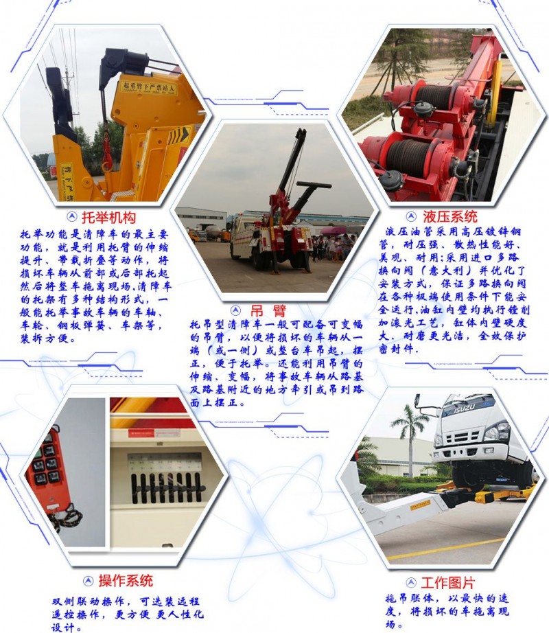 重汽豪沃前四后八一托一清障車(chē)