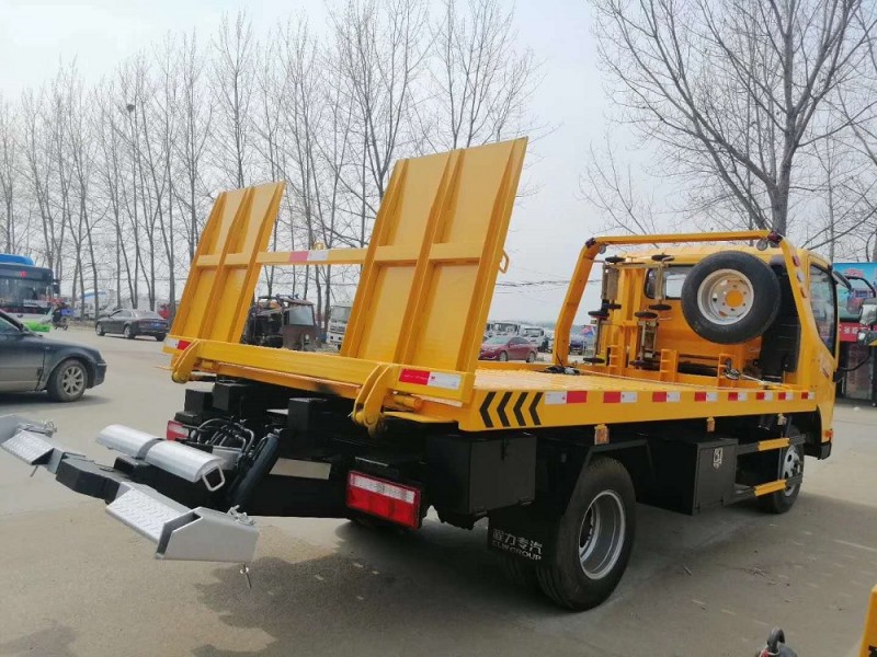 解放虎V藍牌一拖二清障車