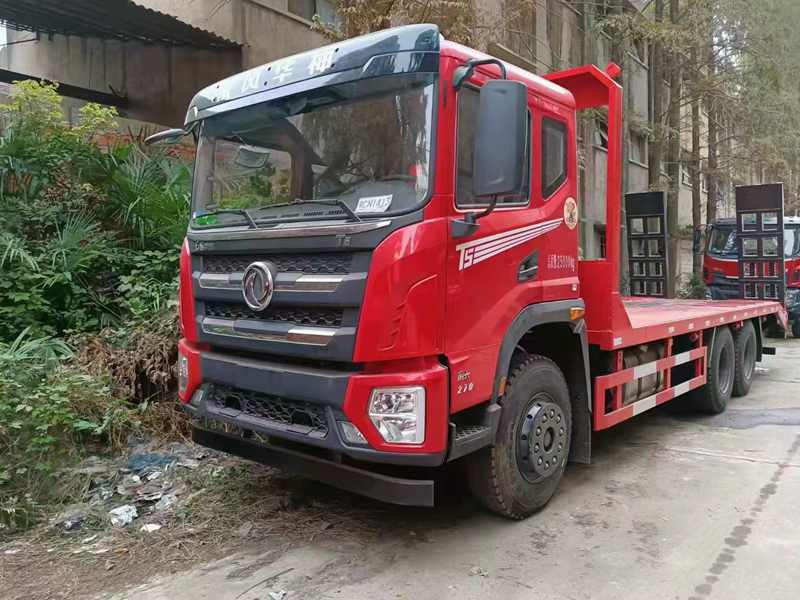 東風華神T5后雙橋平板運輸車