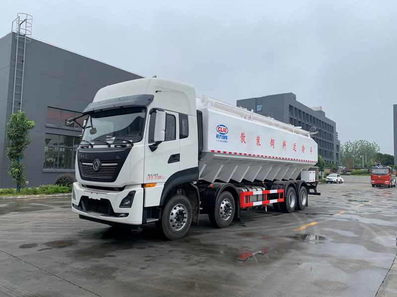 東風(fēng)天龍前四后八散裝飼料車